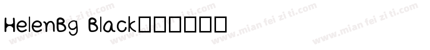 HelenBg Black字体转换